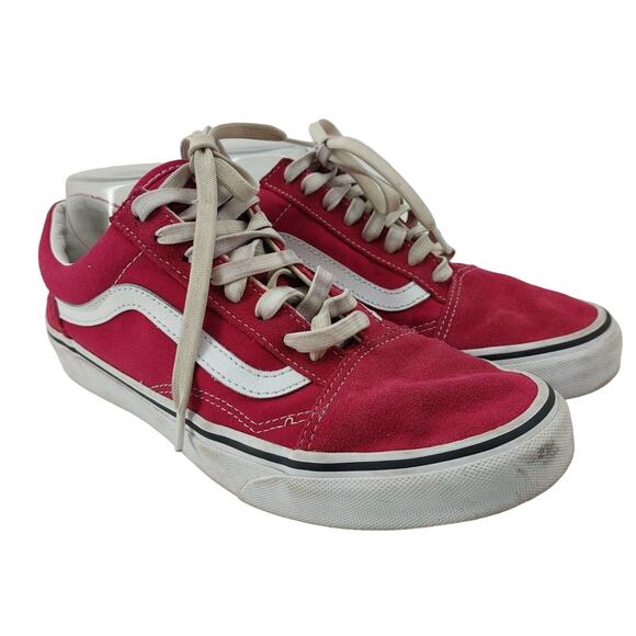 VANS Old Skool Low Magenta Pink Classic Low Top Sneaker Womens 7.5 - Picture 2 of 13